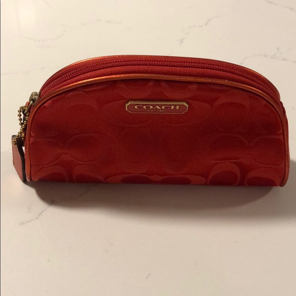 Coach cosmetic bag